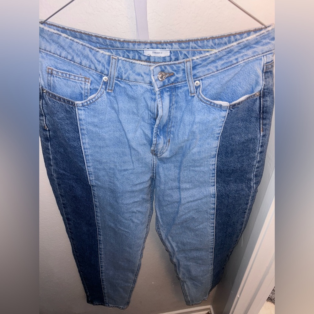 Mixed color jeans
